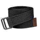 Cinturones de tela negra con anillo doble D extra largo de 100 a 190 cm para niños
