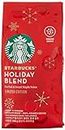 Starbucks Holiday Blend Medium Roast Ground Coffee, 190g, Box