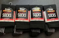 4 Brand New Pair of  Black Franklin Baseball Socks Youth Size Small or 10-1