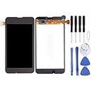 HAWEEL LCD Screen Replacement Parts, LCD Screen and Digitizer Full Assembly for Nokia Lumia 530 (Black) (Color : Black)