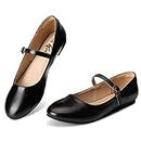 Trary Mary Jane Shoes Women, Comfortable Flats Shoes Women, Ballet Flats for Women, Shoes for Women Dressy Low Heel, Womens Shoes Dressy Casual, Comfortable Dress Shoes for Women, Black, 7.5 US