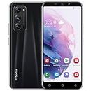 RiZnbL Cheap Smartphones, Android 9.0, 5.0" Dual SIM Dual Camera Mobile Phones, 16GB ROM (Expandable up to 128GB) Beautiful Cell Phones (Reno5-Black)
