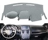 Dash Cover Mat Custom Fit for Dodge Grand Caravan 2011-2020,Chrysler Town Country 2011-2016,Dashboard Cover Carpet Pad Without Headlight Sensor (Dark Gray) Y08