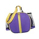Enakshi Basketball Shoulder Bag Basketball Tote Bag for Boys Girls Accessory Durable Single Strap Purple (Equipment Bags)