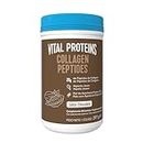 Vital Proteins Péptidos de Colágeno, complemento alimenticio en polvo, colágeno hidrolizado (Tipo I, III), sabor cacao, para la piel, cabello, uñas, sin gluten, 20 g de colágeno por dosis, 297g