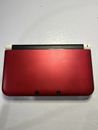 Nintendo 3DS XL White And Red Console Handheld Gaming System Tested PAL