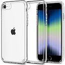 Spigen iPhone SE 2022 Case, Designed for iPhone SE Case 2022, iPhone SE 2020 Case, SE 3, iPhone 8 Case, iPhone 7 Case Ultra Hybrid [Anti-Yellowing PC Back] - Crystal Clear