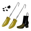 Vavilente 2PCS Shoe Trees,Shoe Stretchers Adjustable Width Height Shoe Spreader,Boot Stretcher for Women and Men for High Instep and wide toe box,Adjustable Boot Shoe Tree Shaper Expander (S)