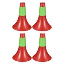 4Pcs 7"x9" Cone Marker Agility Training Obstacle Sports Equipment Red Green
