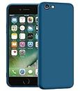 Zapcase Back Case Cover for iPhone 6 / iPhone 6S | Compatible for iPhone 6 / iPhone 6S Back Case Cover | Liquid Silicon Case for iPhone 6 / iPhone 6S with Camera Protection | Blue