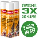 OWATROL Öl OIL Spray - 3 x 300ml Grundierung Rostumwandler Auto Korrosionsschutz