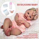 Handmade Soft Silicone Body Reborn Baby Dolls Realistic 3D Newborn Doll Perfect