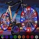 Activ Life Bike Lights (2 Wheels, Patriotic) Fitness Gifts for Men Who Have Everything Best Son Daughter Grandson Granddaughter Niece Nephew Fun Sports Presents Summer 2022 Cool Ideas for Women