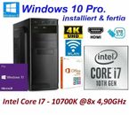 BÜRO PC COMPUTER OFFICE Intel I7 10700K 8x 3,80GHz 64GB DDR4 1000GB SSD 3TB //1