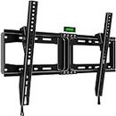 HOME VISION TV Wall Mount Tilt for 𝗠𝗼𝘀𝘁 32-75 inch Flat/Curved TVs up to 165lbs, Heavy Duty Tilting TV Mount, Large Low Profile Wall Mount TV Bracket Fits 16/18/24" Stud, Max VESA 600x400mm