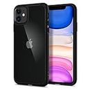 Spigen Ultra Hybrid Back Cover Case Compatible with iPhone 11 (TPU + Poly Carbonate | Black)