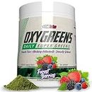 EHPlabs OxyGreens Daily Super Greens Powder - Green Superfood, Spirulina Herbal Supplement with Prebiotic Fibre, Alkalizing Antioxidants & Immunity Wellness, 30 Serves (Forest Berries)