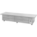 Beverage-Air WTRCS96HC-108 4 Drawer 108" Refrigerated Chef Base with 12" Overhang