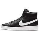 Nike Men's Court Royale 2 MID Tennis Shoe, Black White Onyx, 8.5, Black White Onyx, 8.5