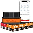 MODAXE Advanced Chipset OBD II Scanner Code Reader V2.2 Smart Car Vehicle Diagnostic Scanner Tool | Bluetooth 4.0 | Supports ODB2/OBDII Protocols | Compatible with Android & Apple iOS