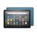 Certified Refurbished Fire HD 8 Tablet, 8" HD display, 32 GB, Twilight Blue with Special Offers, designed for portable entertainment