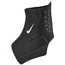Nike Pro Compression Ankle Support (One Size) (Black/White)