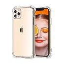 Solimo Case for Apple iPhone 11 Pro Max (Silicone Transparent)