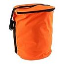 TENOL Waterproof Tote Bag Golf Balls Tennis Storage Holder Handbag Bucket, Orange, as described