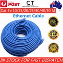 10m 20m 30m 40m 50m Cat5e Ethernet LAN Network Cable Router Internet Patch Lead