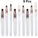 9PCS Pinsel Filzstifte Painting Markers Stifte Water Soluble Pen Brush Pen Tank