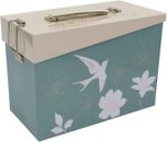 Caja de almacenamiento de estaño ideal como caja de semillas regalos de jardín, kit de costura organizador artesanal, s