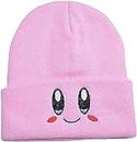 Generic Kirby Beanie Adult Size Anime Hat Accessory Pink Kawaii, Medium-Large
