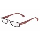 New FLEXON Reading Glasses E1101 001 Black & Burgundy Frames Half-Eyes Readers