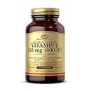 Solgar Vitamin E 268 MG (400 IU) Mixed (d-Alpha Tocopherol & Mixed Tocopherols), 100 Softgels - Supports Immune System & Skin Nutrition - Natural Antioxidant - Gluten Free, Dairy Free - 100 Servings