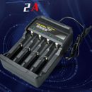 4 Slots Rechargeable Battery Charger Smart Charging 18650 18350 Li-Ion Battery