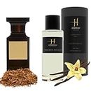 Harmony Fragrance - Eau de Parfum - Ambered Delight - Inspired by TF Tobacco Vanilla - Luxury Perfume - For Women Men Unisex - Long Lasting Fragrance