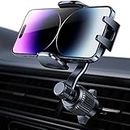 Rorhxia Car Vent Phone Mount, [Never Blocking Vent, Enjoy The Comfort of The A/C] Hands-Free Universal Extension Clip Air Phone Holder Car Fit for All Phones iPhone Samsung More