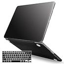 IBENZER Compatible with MacBook Pro 13 Inch Case 2015 2014 2013 end 2012 A1502 A1425, Hard Shell Case with Keyboard Cover for Old Version Apple Mac Pro Retina 13, Black, CA-R13BK