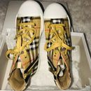 Burberry Shoes | Burberry Kids Hightop Sneakers | Color: Brown/Tan | Size: 35