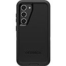 OtterBox Galaxy S23 Defender Series Case - Single Unit Ships in Polybag, Ideal for Business Customers - Black, Rugged & Durable, with Port Protection, Includes Holster Clip Kickstand