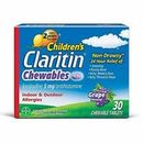 Claritin Children's 5 mg Grape Flavored Allergy Treatment  Tablet - 30 Count