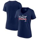 Women's Fanatics Branded Navy Atlanta Braves 2022 NL East Division Champions Locker Room V-Neck T-Shirt