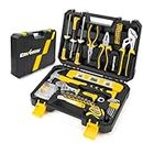 ENVENTOR Tool Kit Set, 108PCS General Household Hand Tool Kit with Storage Toolbox, Small Tool Kits for Home