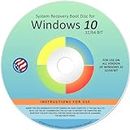 Reinstall DVD For Windows 10 All Versions 32/64 bit. Recover, Restore, Repair Boot Disc, and Install to Factory Default will Fix PC