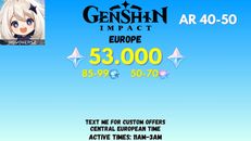 Genshin Impact 53000 Primogems EUROPE/EU