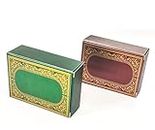 Intactmedia Imported Material Green-Brown Soap Packaging Boxes 6.5x9.5x3 cm Pack Of 10
