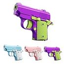 1911 3D Printed Small Pistol Toys, Stress Relief Pistol Toys for Adults, Fidget Toys Suitable for Relieving ADHD, Anxiety, Suitable Toys for Friends Adults and Kids Best Gift (PurpleGreen)