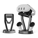 EJGAME VR Stand,Organizer and Display Stand for Oculus Quest 2/Quest/Meta/Rift/Rift S/PS VR Headset and Touch Controllers (Black)
