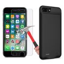 7000mAh SLIM Rechargeable Charging Case & Glass Film for iPhone 7 Plus / 8 Plus