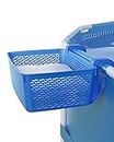 Carrie Box Pool Aufbewahrungskorb Blau | 18.7 L | Pool Korb aus Recyceltem Kunststoff | Pool Zubehör | Aufbewahrungskorb & Getränkehalter für den Pool